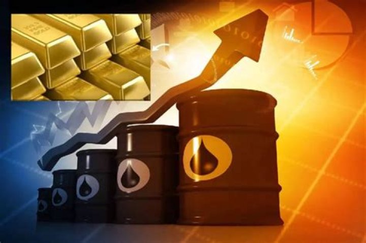 Closing prices for crude oil, gold and other commodities