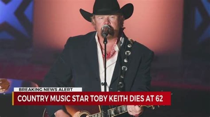 Country music star Toby Keith dies at 62