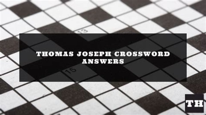 H lookalike Crossword Clue Thomas Joseph
