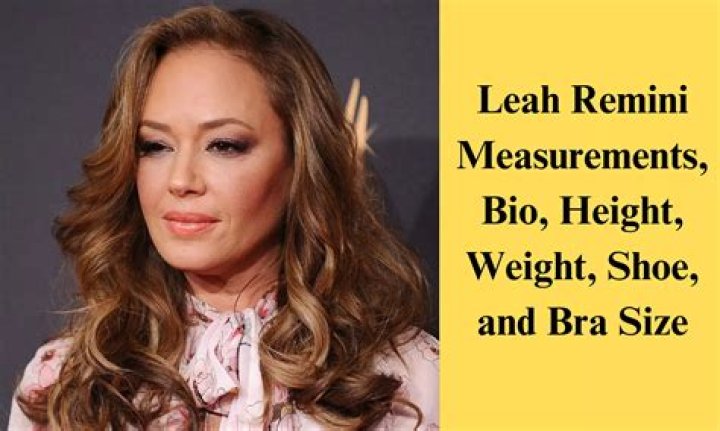 Leah Remini Measurements Height Weight and Age